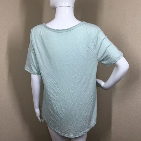 BP. Raw Edge V-Neck Tee (C8) - Picture 2 of 5